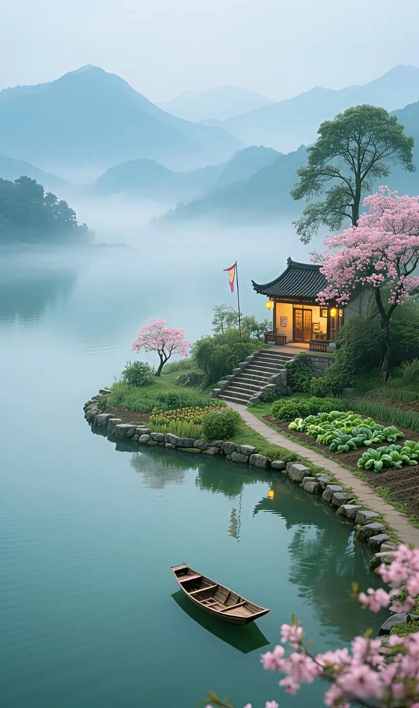一段很温暖的话：“抬头看天天不明，低头看路路不平。过河不知水深浅，世间难找真感