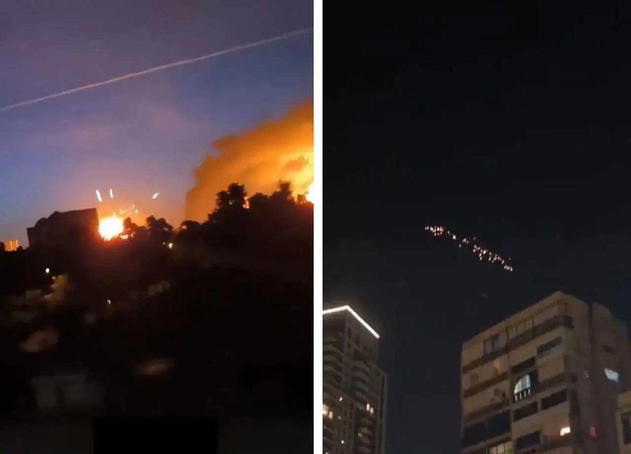 以色列方面表示，伊朗昨晚上发起的导弹攻击是战争开始以来规模最大的一次，主要打击的