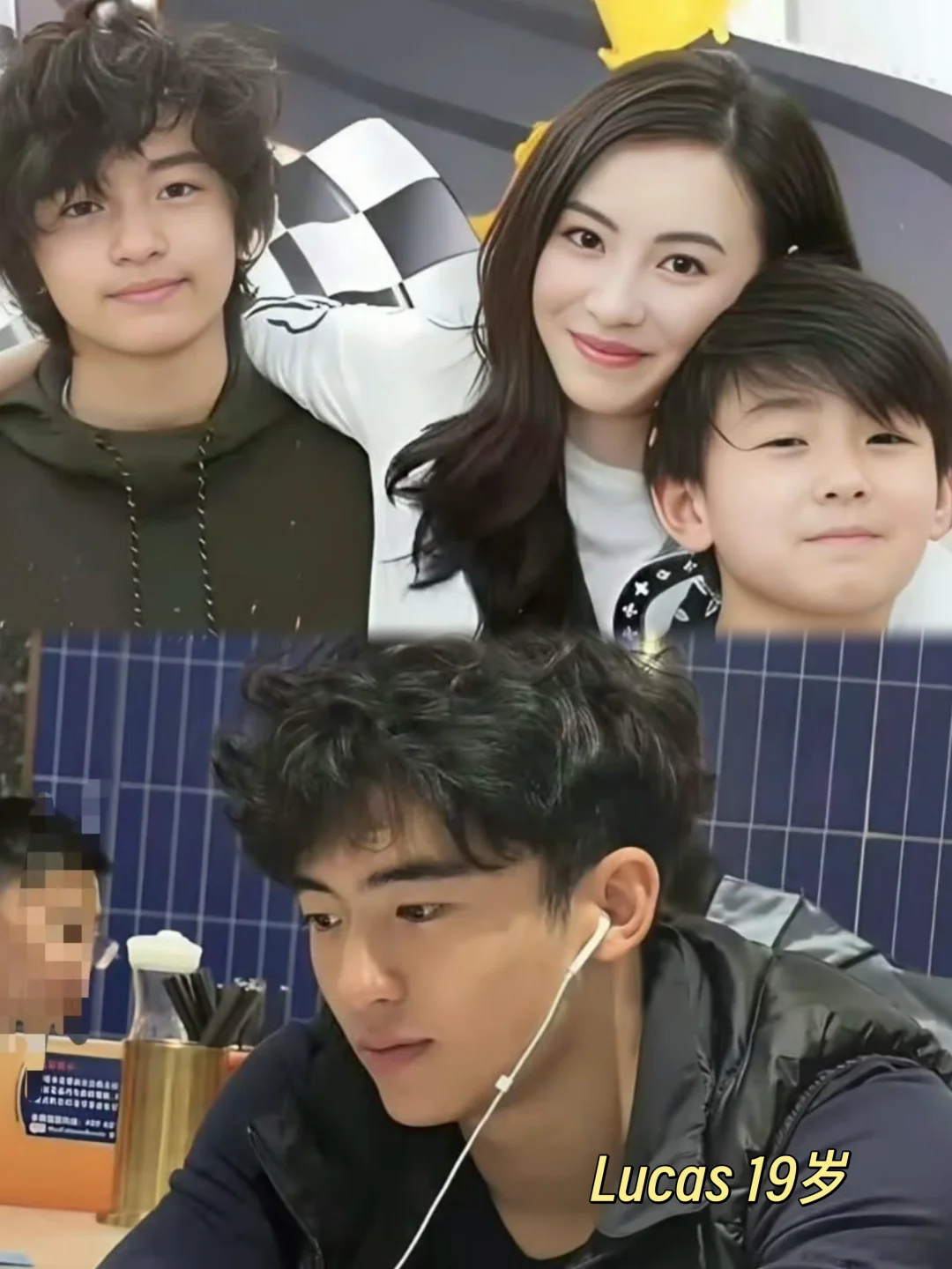 Lucas19岁了！拥有张柏芝的气质，谢霆锋的眉眼 	 这么快！Luc...