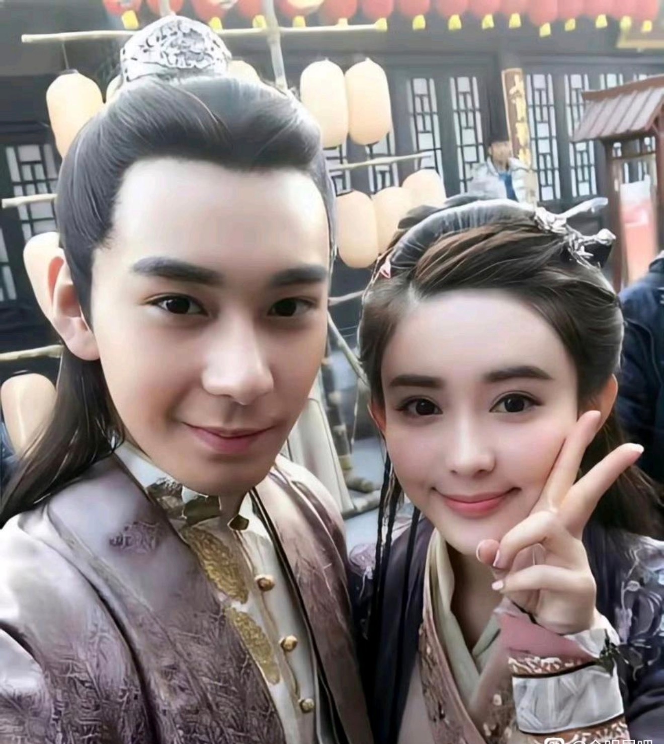 射雕英雄传里的孟子义和陈星旭，生图颜值好抗打