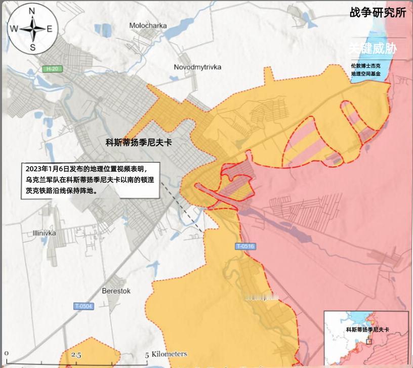 决战双子城之外围争夺：俄军继续从两侧逼近双子城1月5日至6日，俄军在利曼、康