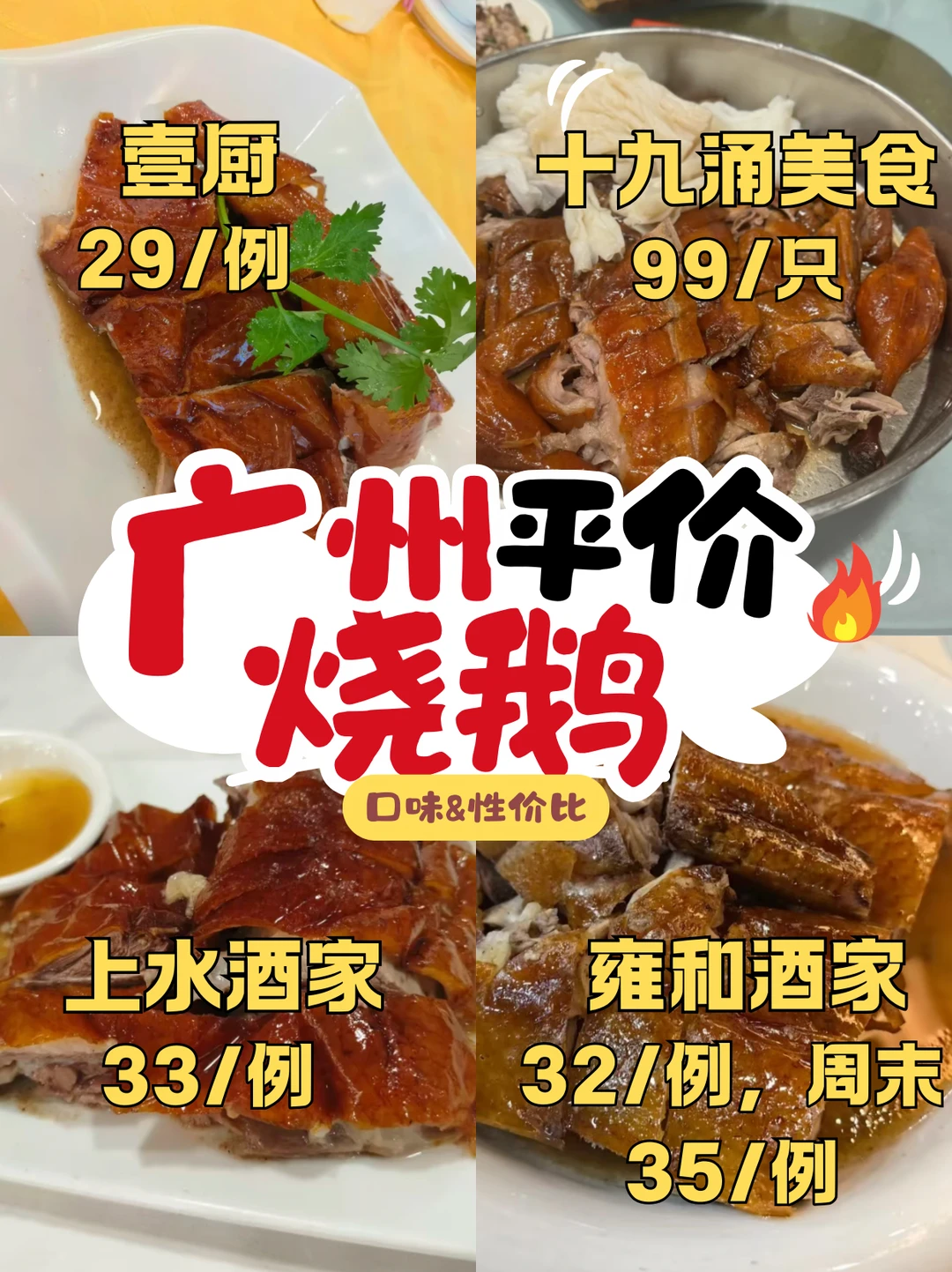 广州平价烧鹅|兼顾口味与性价比
