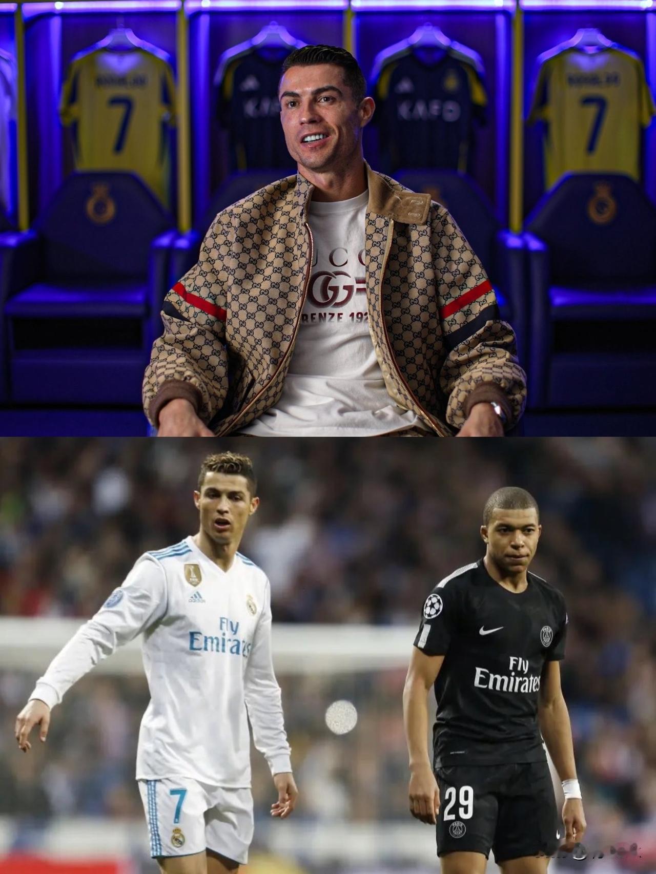 C罗：姆巴佩不适合皇马的前锋位置！外媒报道，时间验证了C罗一年前对姆巴