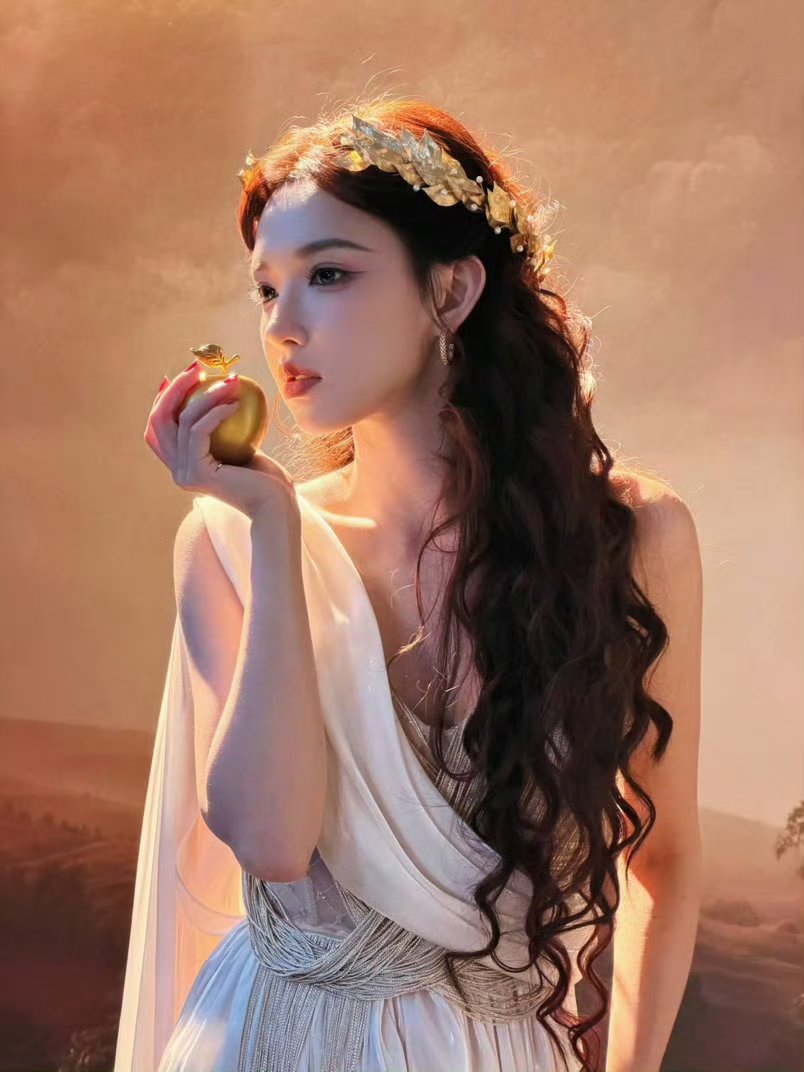 程潇复刻古希腊女神你懂什么是建模脸