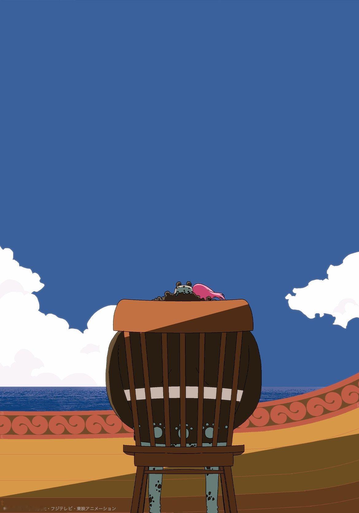海贼王海贼王2月插画是大熊与波妮约定的海平线！！