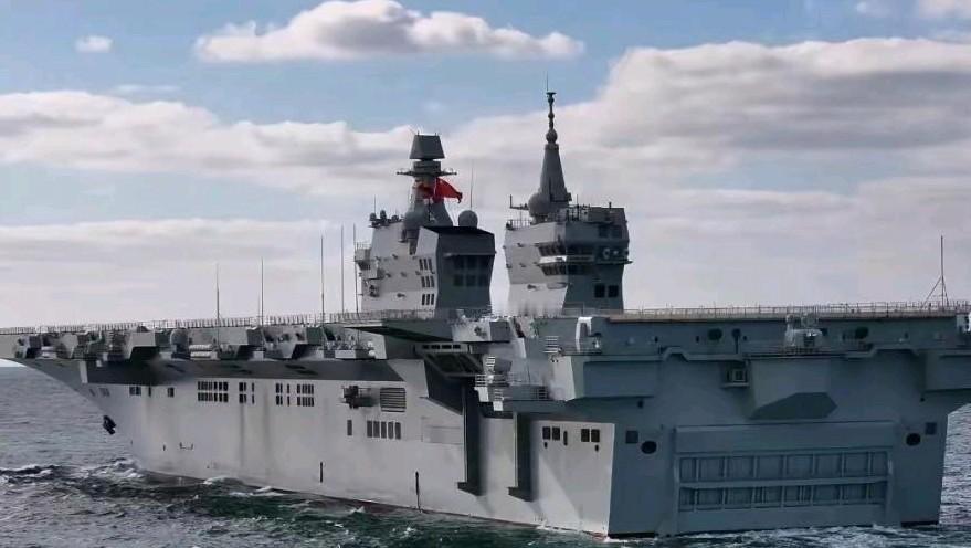 如果把中国的076型两栖攻击舰，和法国的“戴高乐”号航母放在一起比较，你就会发现