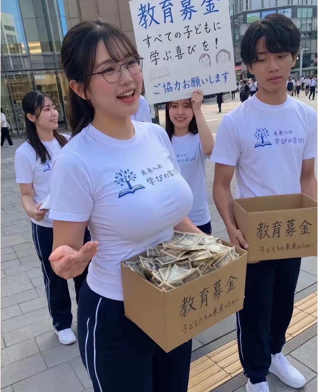实践胜意义，募捐助学力。家国须人才，强盛有底气。