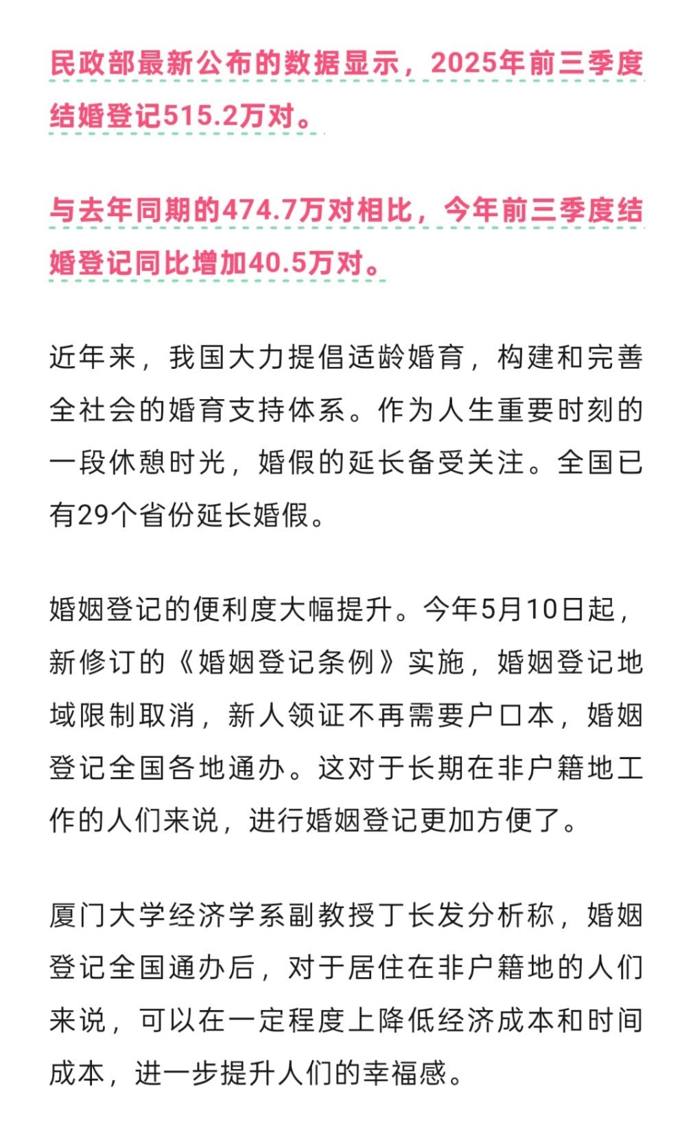 天天看网上说不婚主义，可事实是大多数人还是会选择结婚。​​​