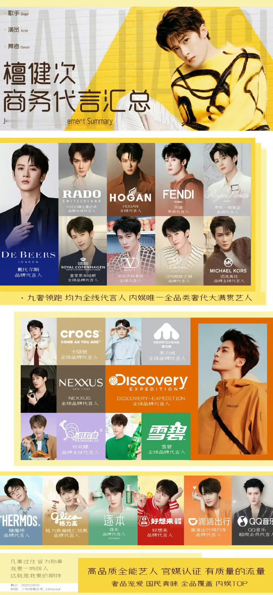 产出大大们又要更新了，期待新图，商务太顶了檀健次