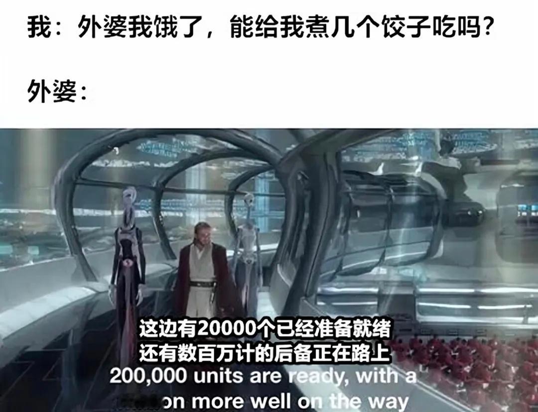 外婆：多吃点，都瘦了meme/