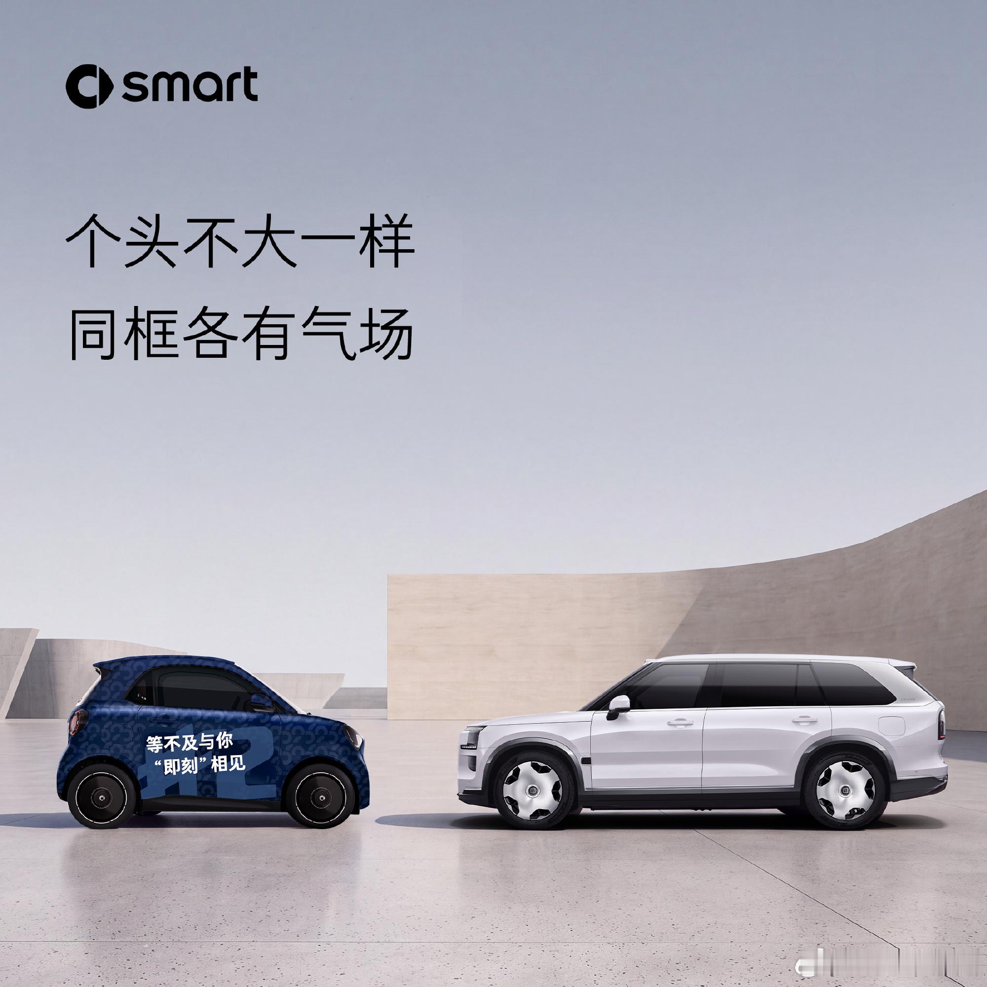 Smart这组海报有点意思~不过图1感觉更像《爸，我回来了》[笑着哭]​​