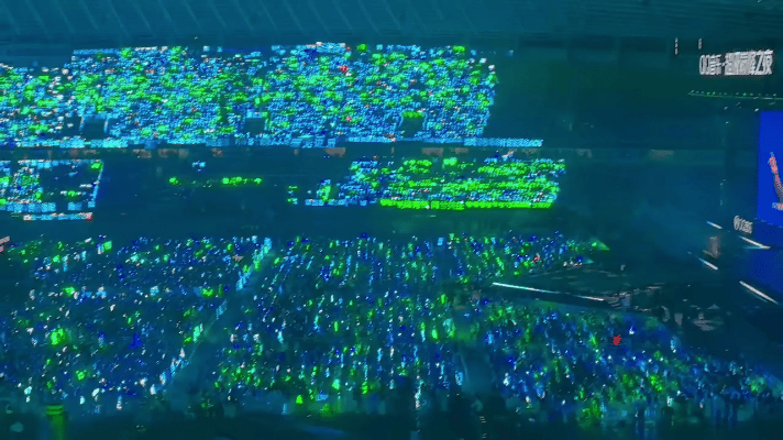 丁禹兮丝作为演员粉这个绿海很牛了吧？这样看下来绿色占比不少啊。