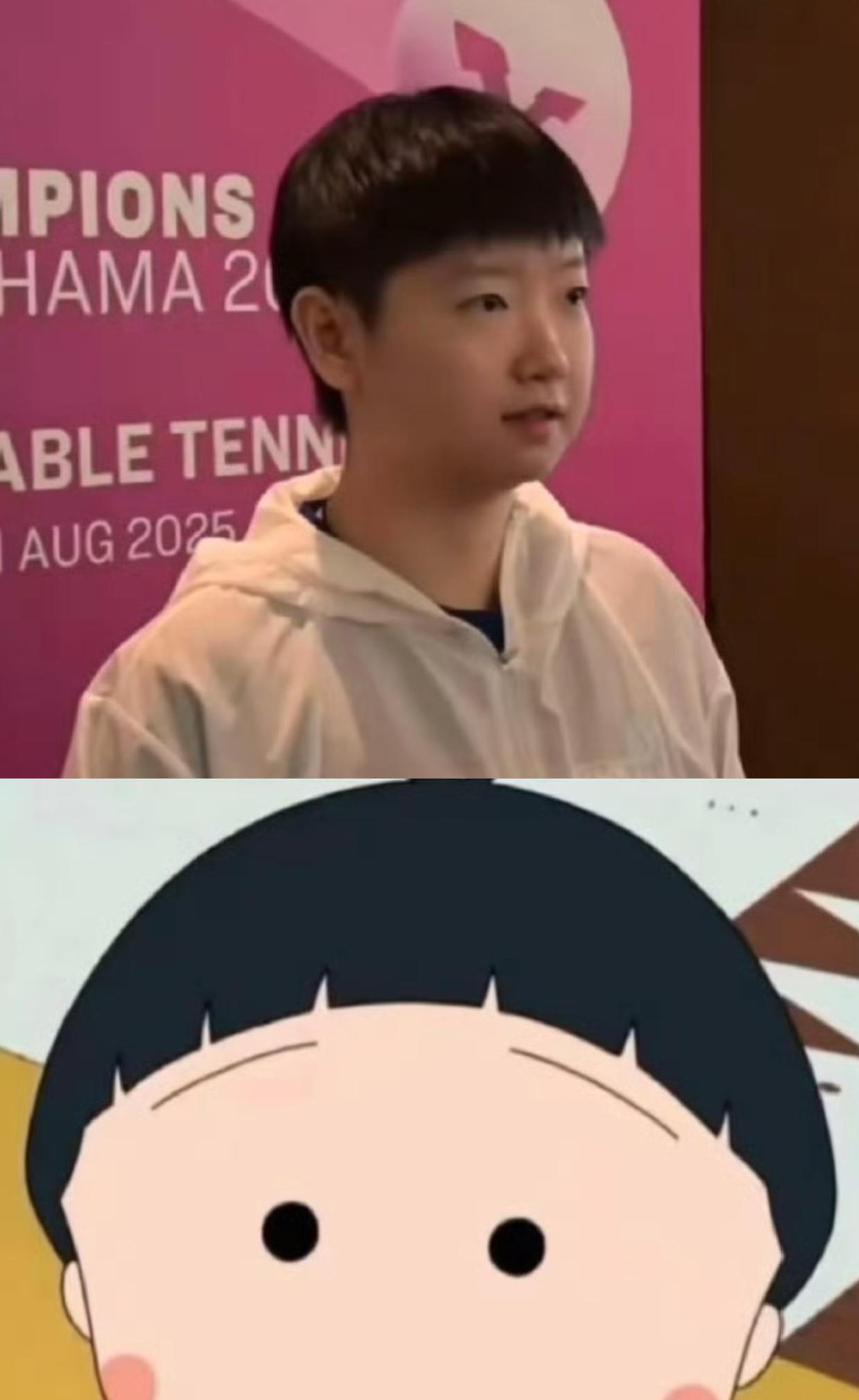 孙颖莎啊孙颖莎，你到底是怎么做到，每次露面都能让人眼前一亮的啊！这不，剪了