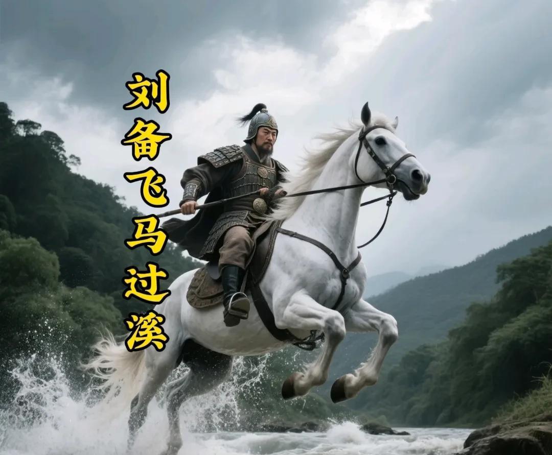 真夸张！罗贯中在《三国演义》中写刘备骑马过溪这段与神话没啥区别！演义也能写成神话