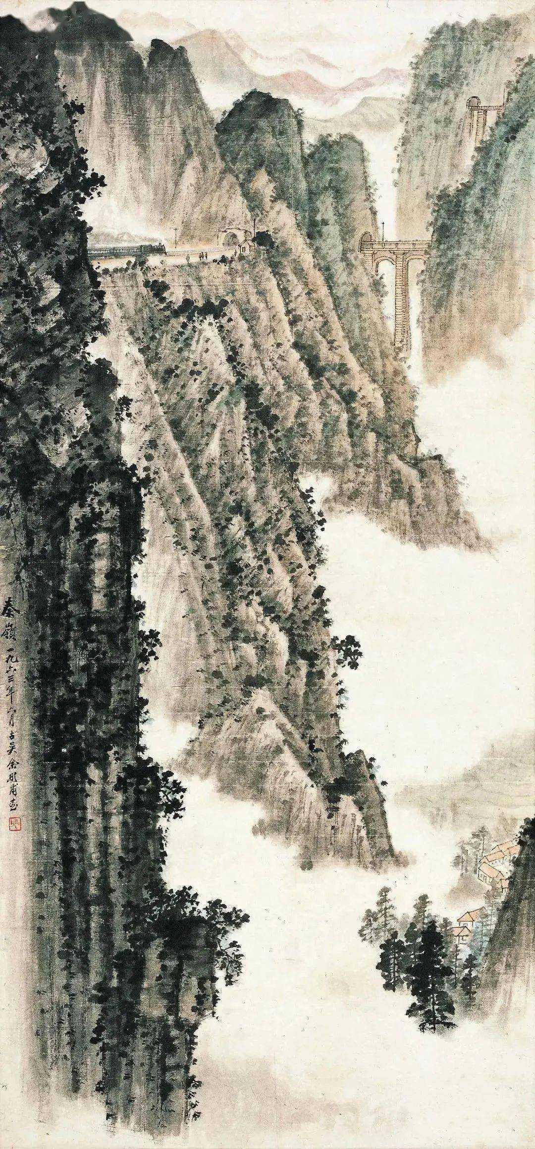 余彤甫（1897—1973），新金陵画派的重要代表，当代山水画领域的巨匠。他的艺