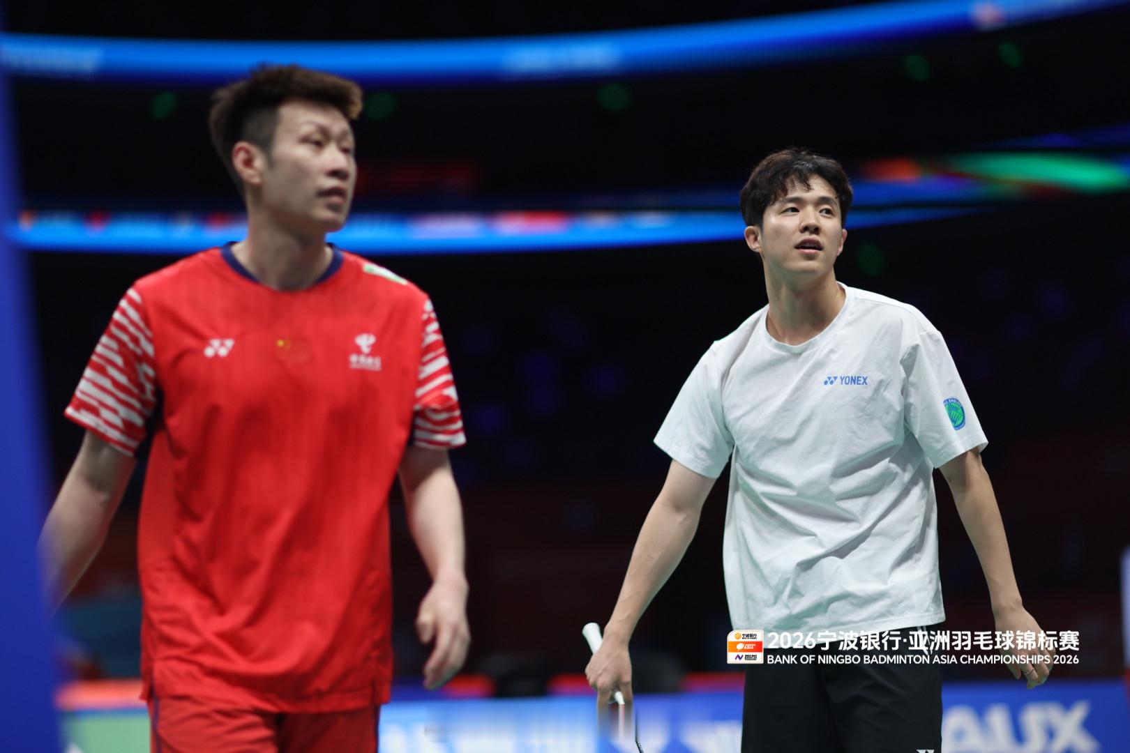 2026年羽毛球亚锦赛男双1/16赛万炜聪/郑凯文18-2118-21