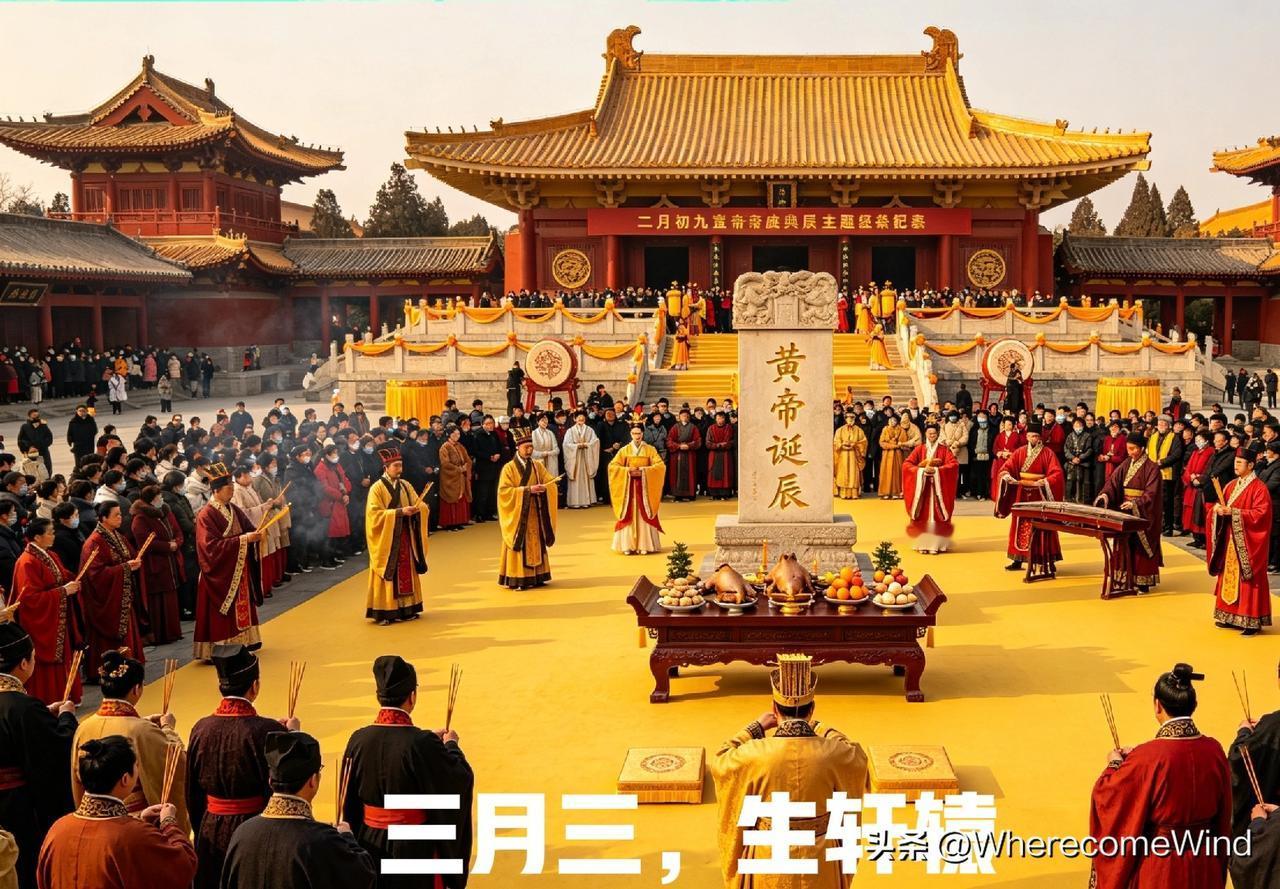 三月三，黄帝诞辰，本属山东寿丘，何归河南新郑作为华夏共尊的人文初祖，黄帝