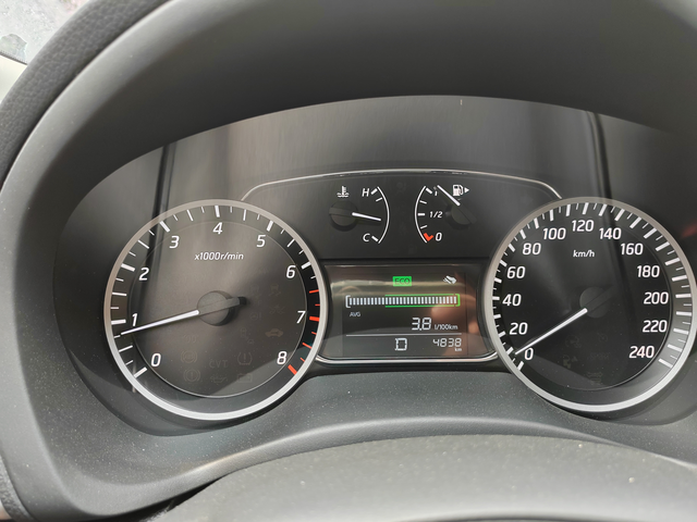 轩逸油耗3.8开了四千多公里，油耗现在3.8