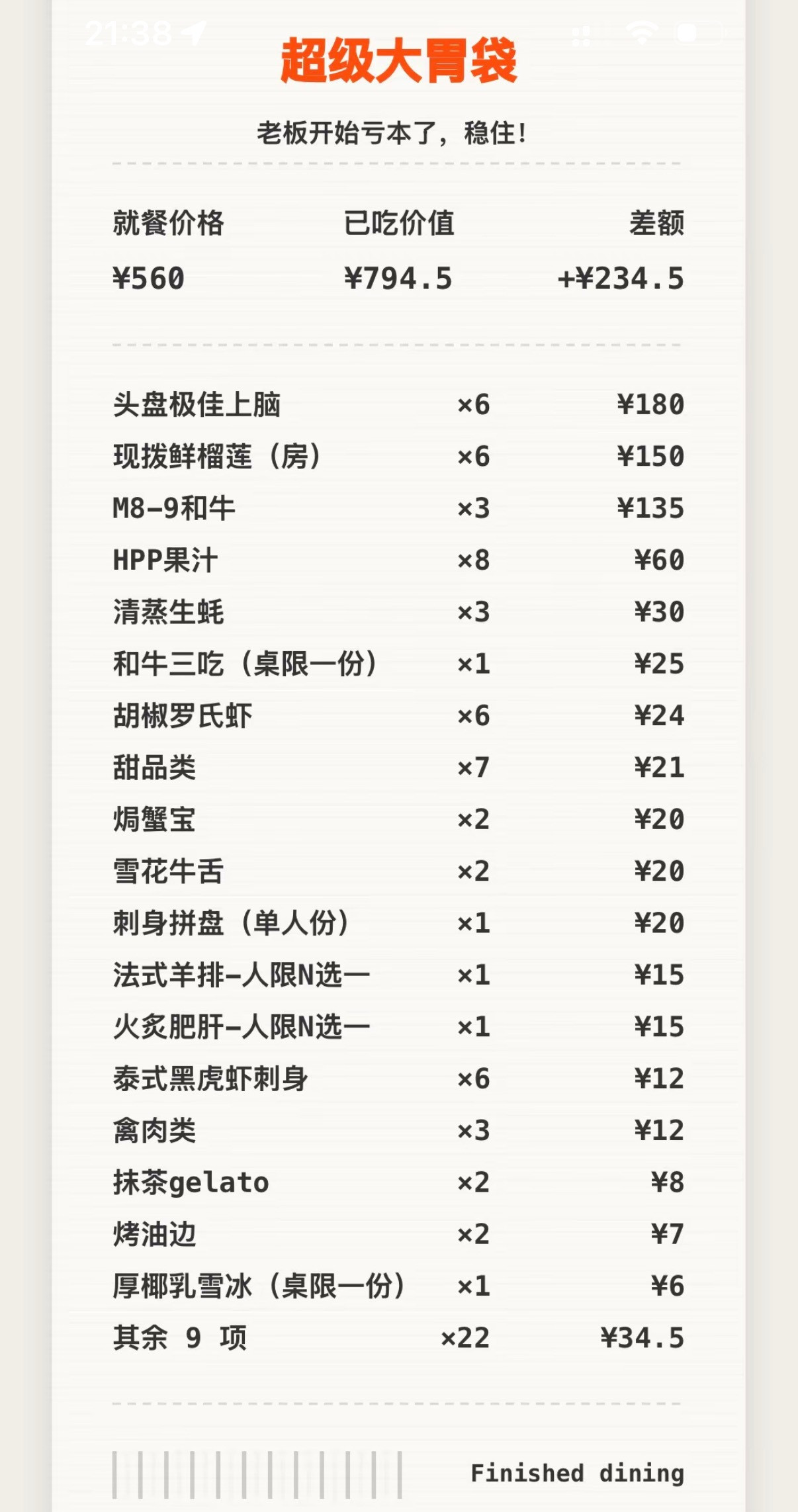 要这么吃才能勉强回本啊可怕备注：这是双人餐