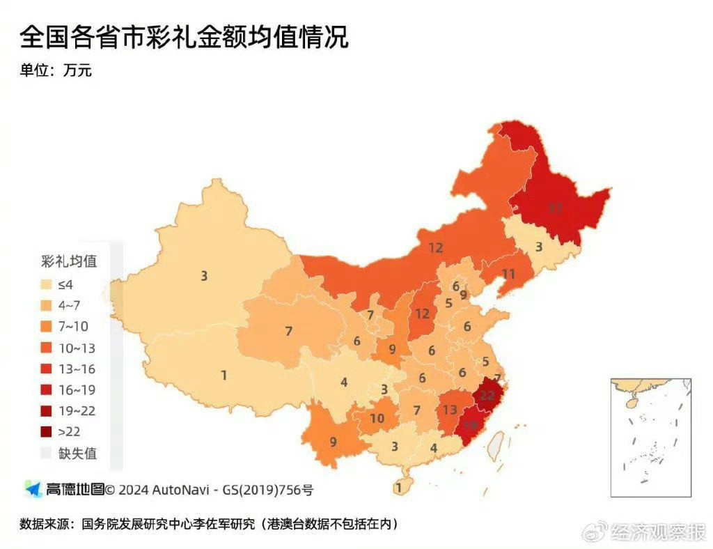 建议推广农村不超过2万彩礼全国各省市彩礼金额均值情况。你们那彩礼多少？