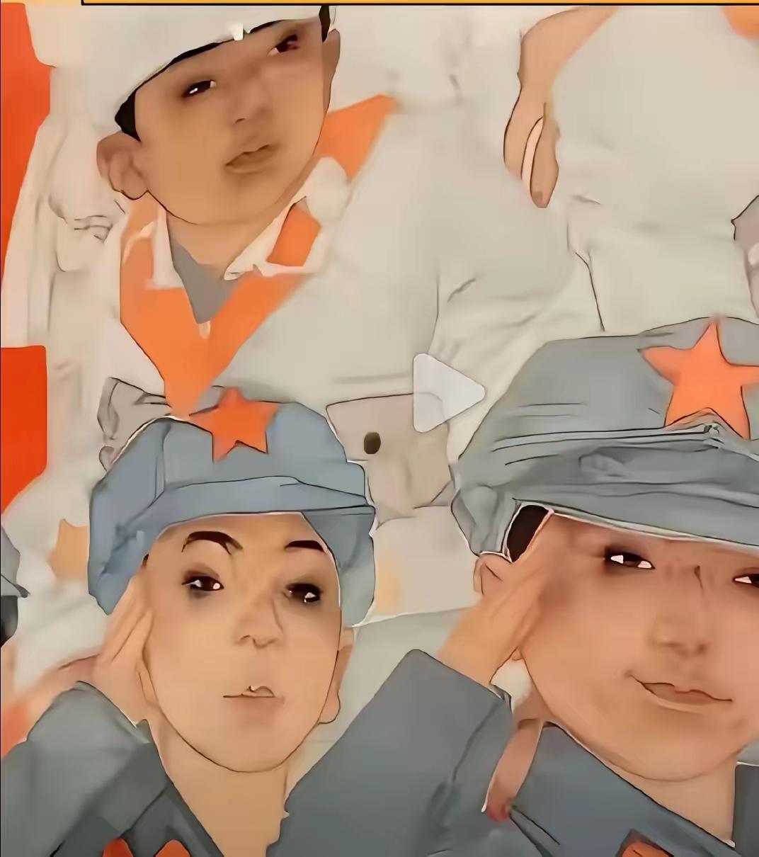 这种画作竟然能冠冕堂皇的参加庆祝长征90周年纪念活动！在我看来，不仅作者有责任，