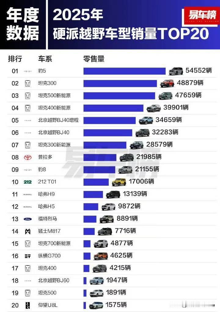 有网友问坦克300和豹5都宣布自己是硬派越野冠军请问是并列第一吗？其实