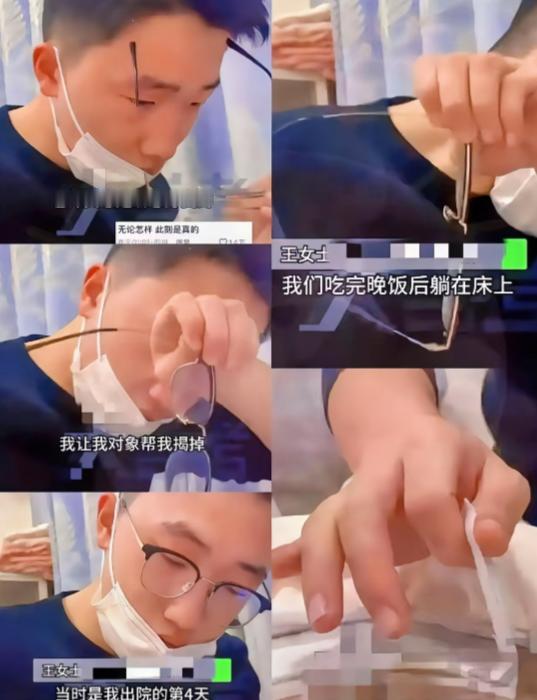 太感动啦！山东刚剖腹产回家的王女士，也就是随口喊老公帮忙换个药，顺便揭下纱布。谁