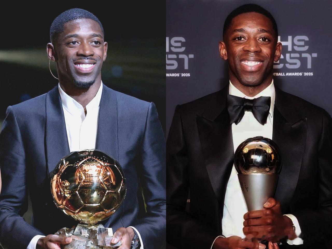 世界足球先生...登贝莱飘了!上赛季53场35球16助攻的数据，好像再也打不出