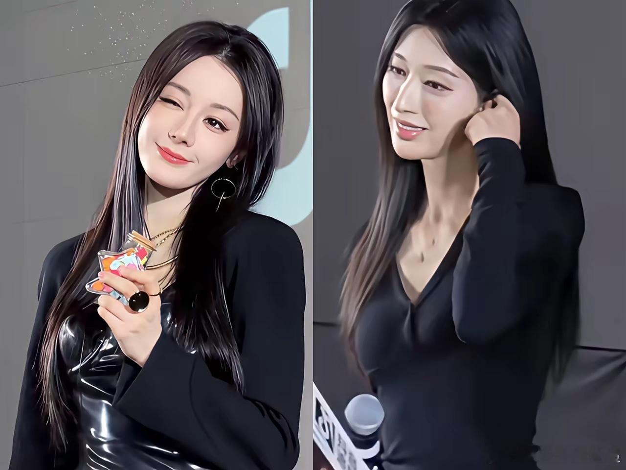 看了《枭起青壤》，挺好奇的这两个主演的，左边是热巴，右边是张俪，两个人长得那么美