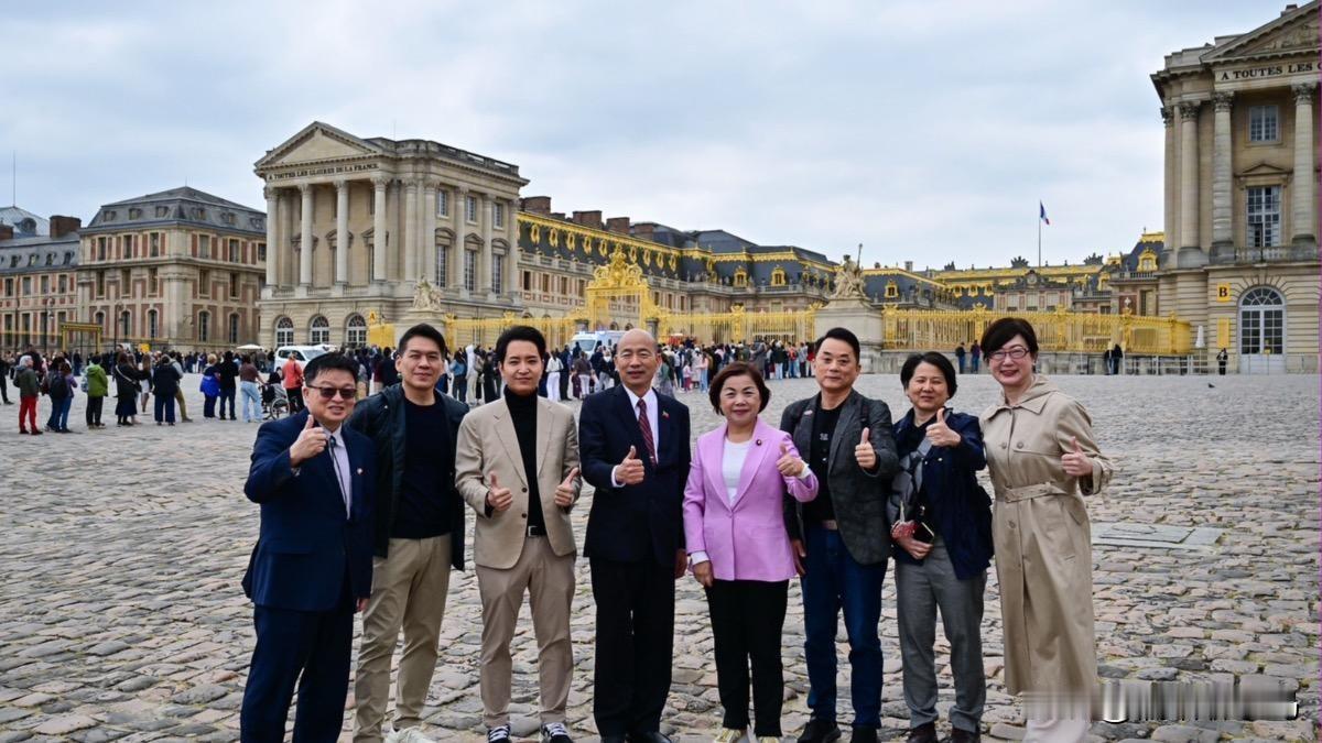 台湾韩国瑜高调去英法，却灰溜溜的回来了！韩国瑜高调组团(包括台独分