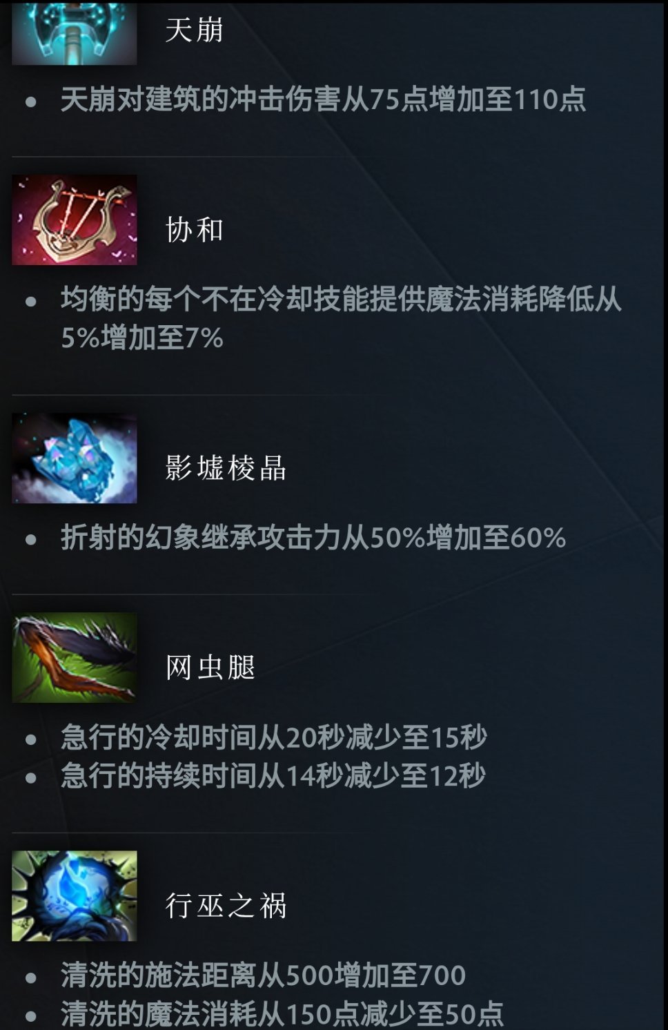 7.41D公布【中立物品】改动如下：dota2dota2新版本DOTA2【英雄