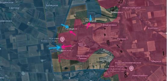 大蟋蟀（乌军总司令瑟尔斯基）再次组织大量乌军分三路向罗金西克发起进攻。这亦是2天
