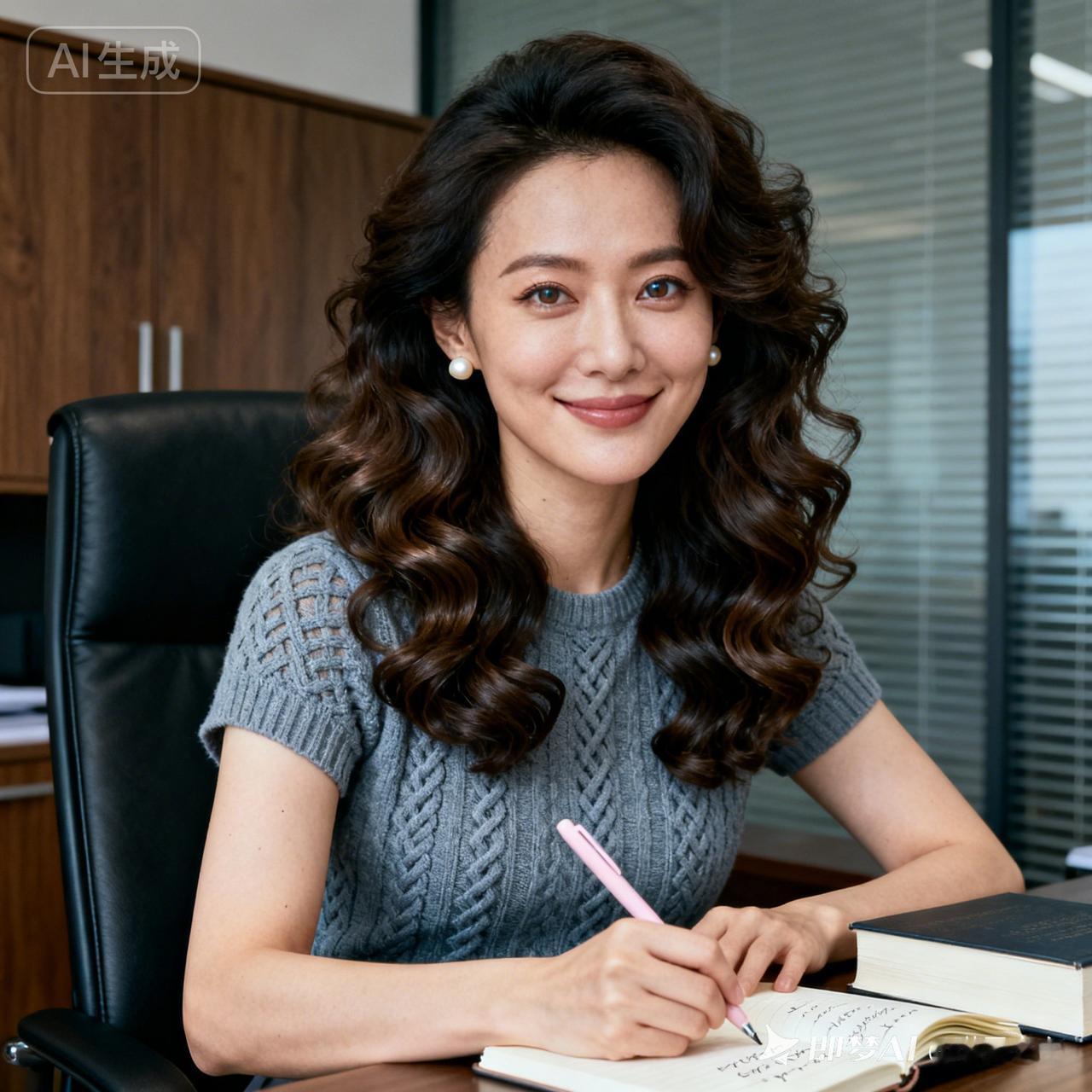 优雅职场女性，微笑书写美好未来！