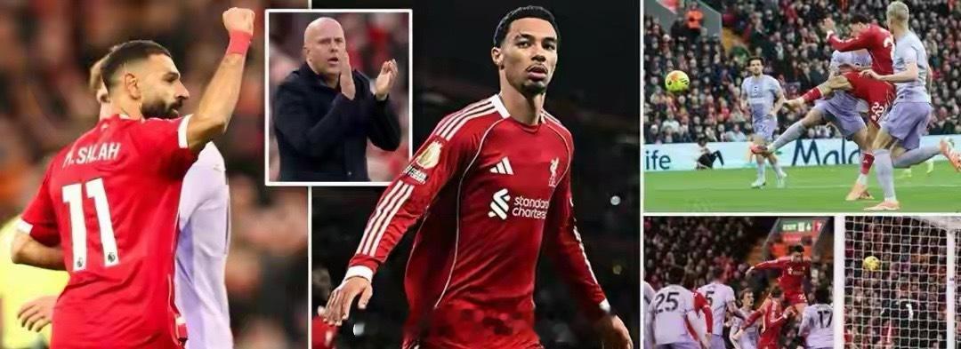 2-0！利物浦逆袭剧本初显斯洛特新战术盘活全队英超第16轮，利物浦主场2-0完