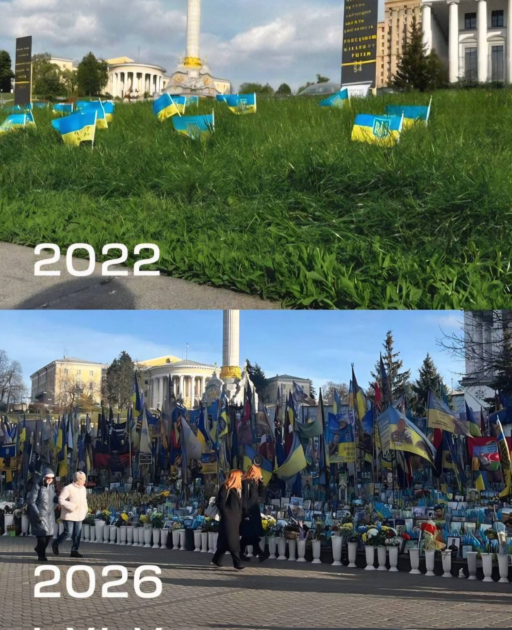 这些花瓶大部分都是国人献花留下的这项献花活动是我于2024年末发起的