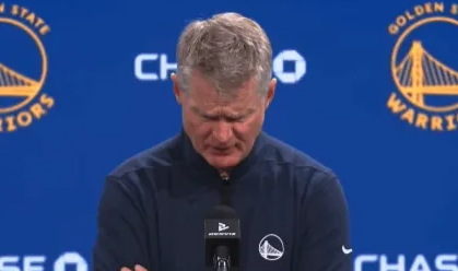 NBA常规赛，勇士127-145不敌猛龙。赛后，勇士主帅科尔接受了采访，他对猛龙