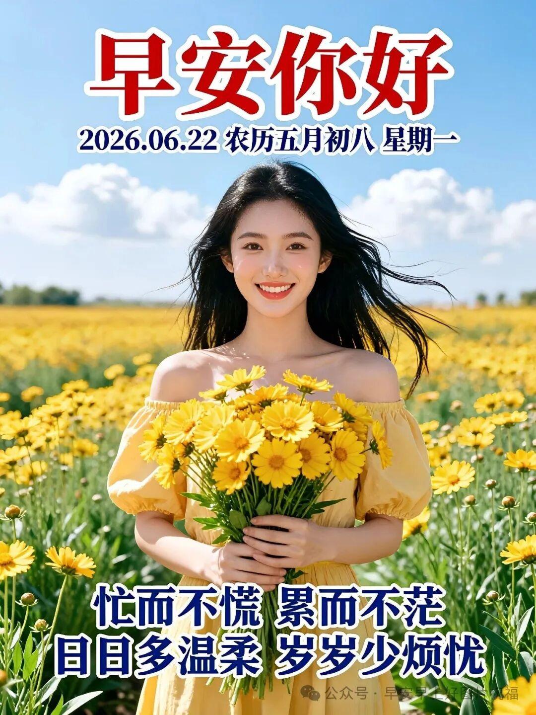 早安，岁月流转，健康无价。日常放宽心境，遇事从容看淡，多爱惜自己身体。愿身边亲友