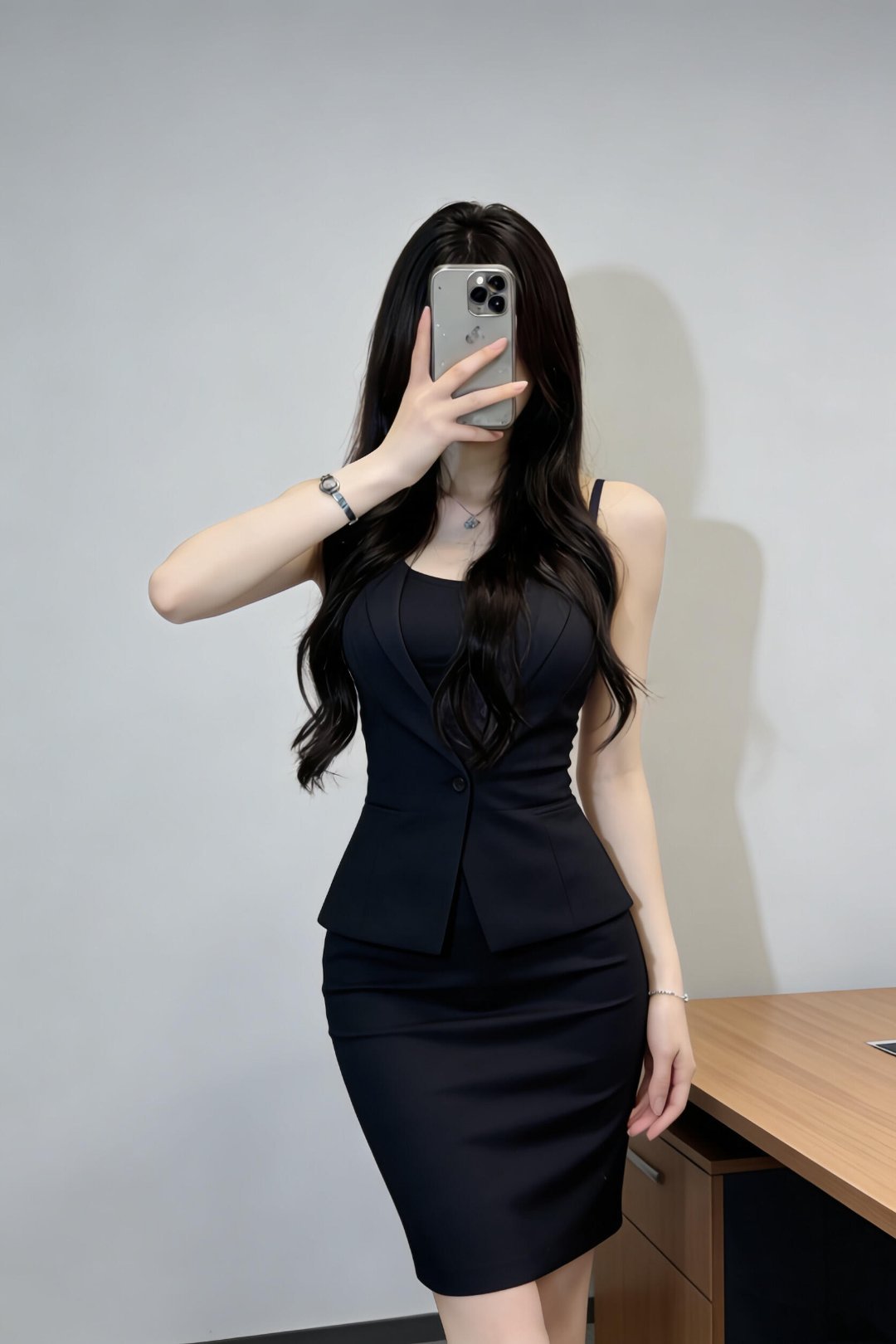 营业裙穿搭，反差感拉满！