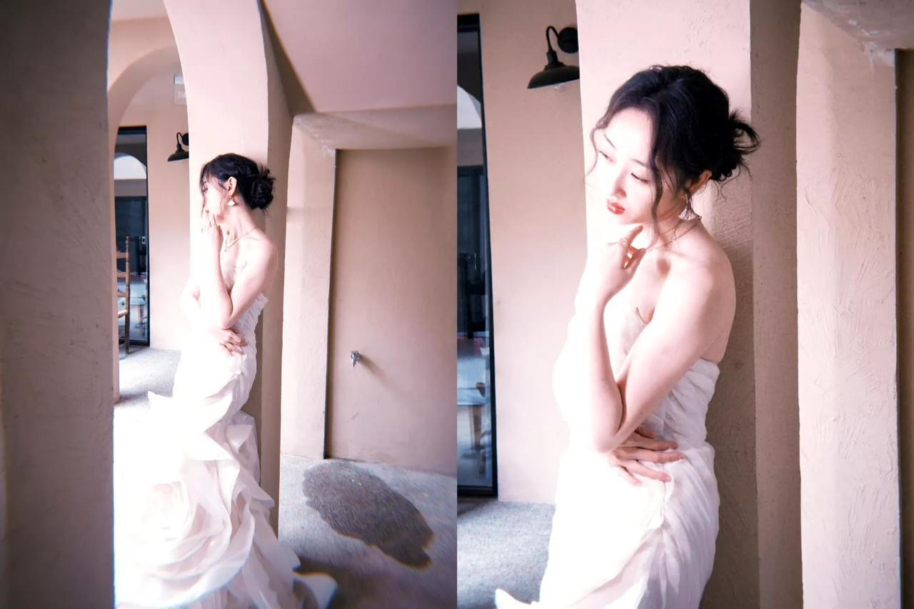 和蒋梦婕 陷入一场白色梦核，游走于细雨绵绵之中[害羞]蒋梦婕