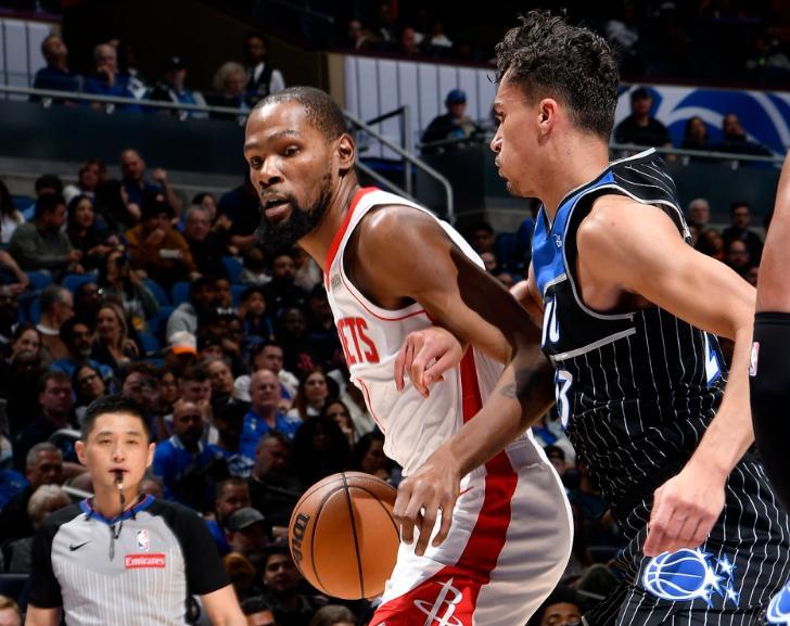 落后19分大翻盘！火箭113-108胜魔术，杜兰特轰40+8创里程碑