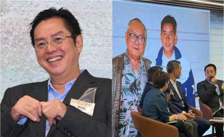 谭咏麟在新书分享会上深情追忆父亲谭江柏的抗战往事。谭
