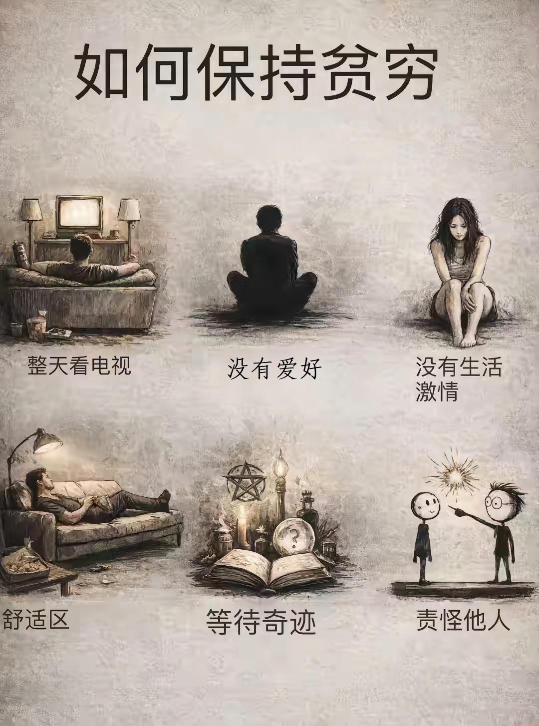 怎么样保持贫穷