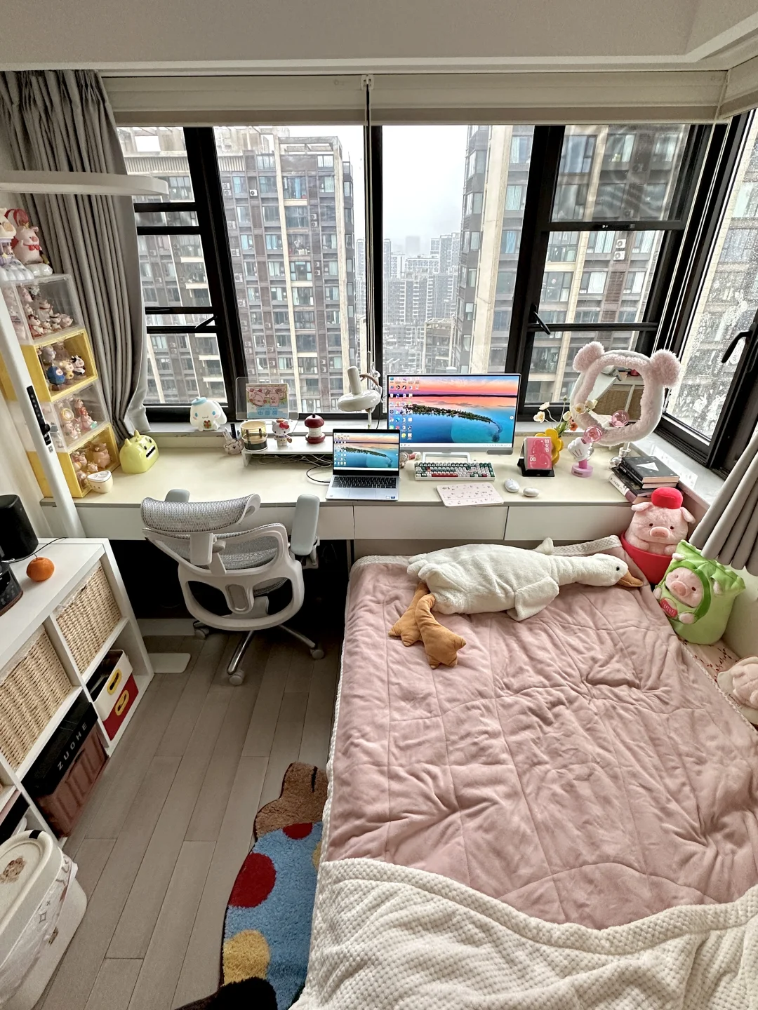 周末下雨天☔️宅家，这样的小房间谁不爱