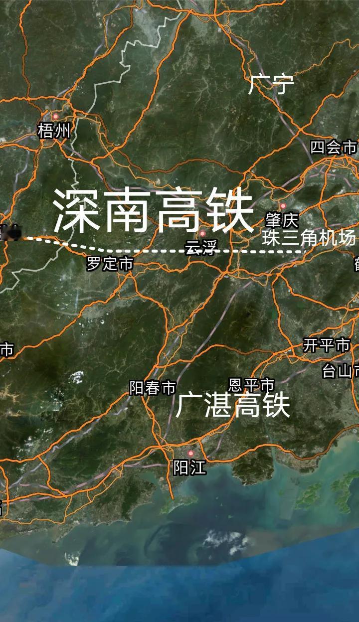 好消息，深圳至南宁时速350公路的深南高铁云浮段罗定江特大桥0号块已经顺利浇筑完