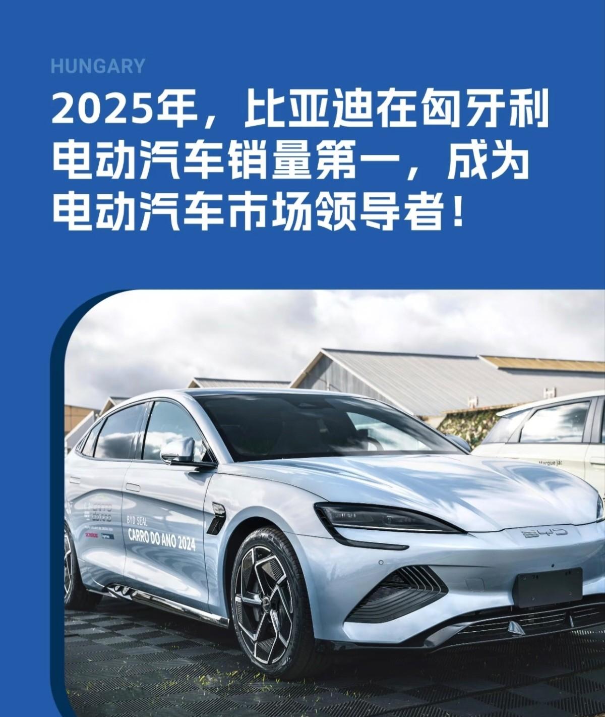 比亚迪在匈牙利把特斯拉和丰田给超了，就在新能源这一块。去年一年，他们在匈牙利