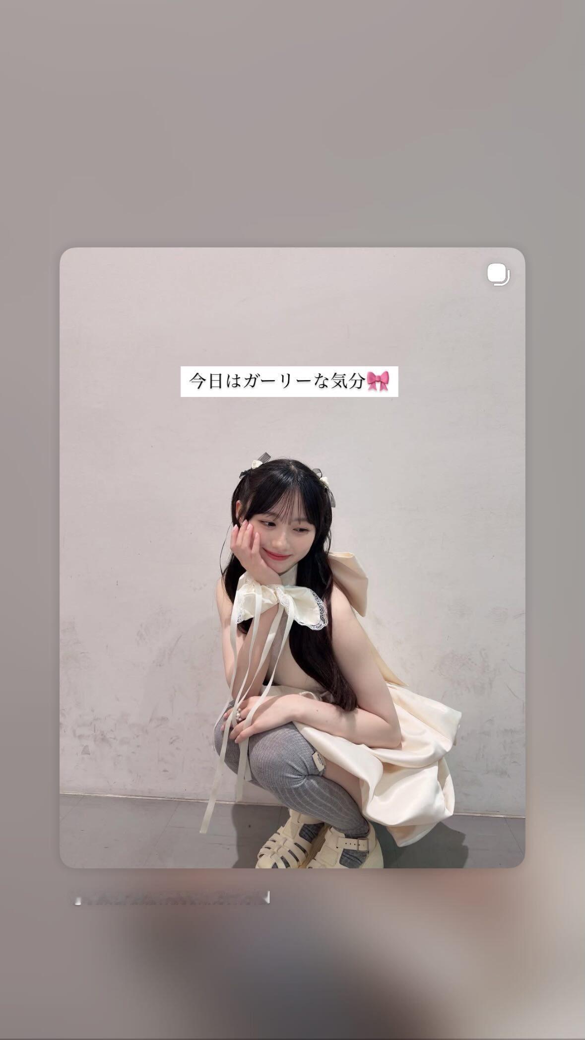 川﨑桜「リアルミーグリありがとうございました🪽さくのふく」