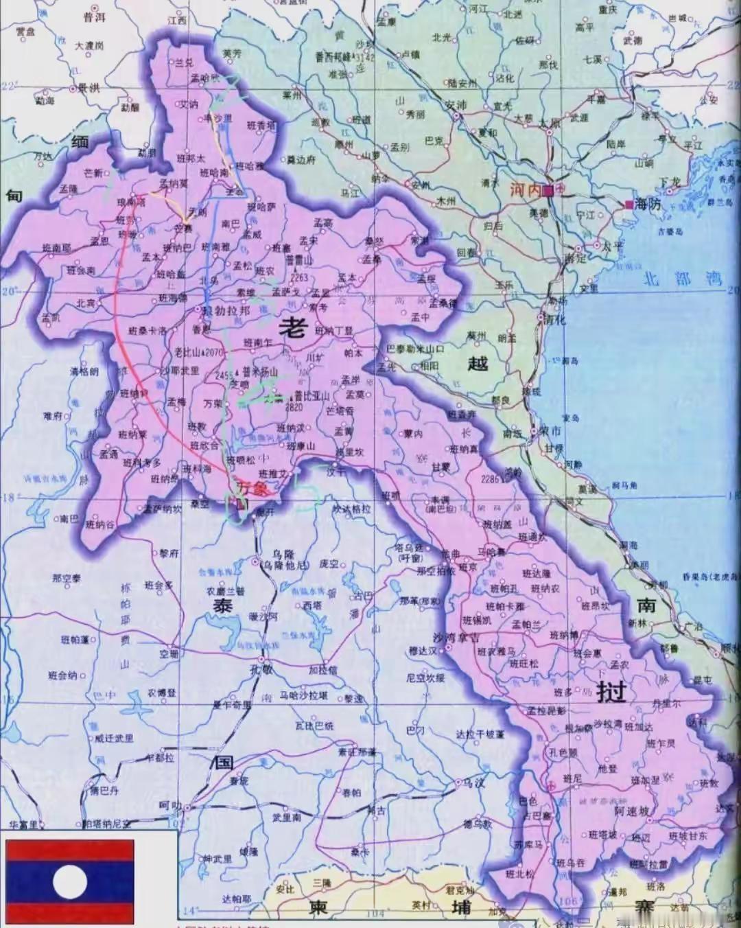 谈天说地老挝是中国的邻国。自从中老开通高铁以后，老挝经济飞速的发展。从当初的10