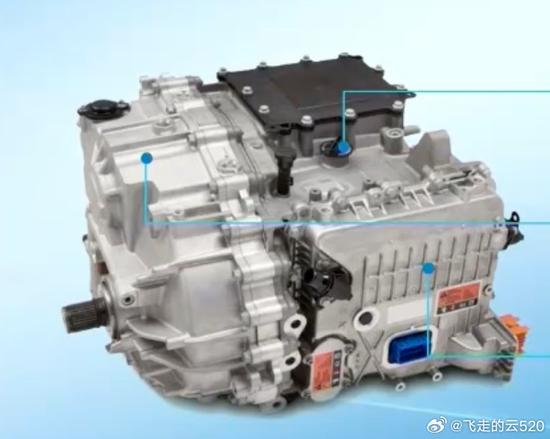 又回去看看了日产NX8技术发布会上的电驱介绍这台电驱的布局很有意思，将逆变器水平