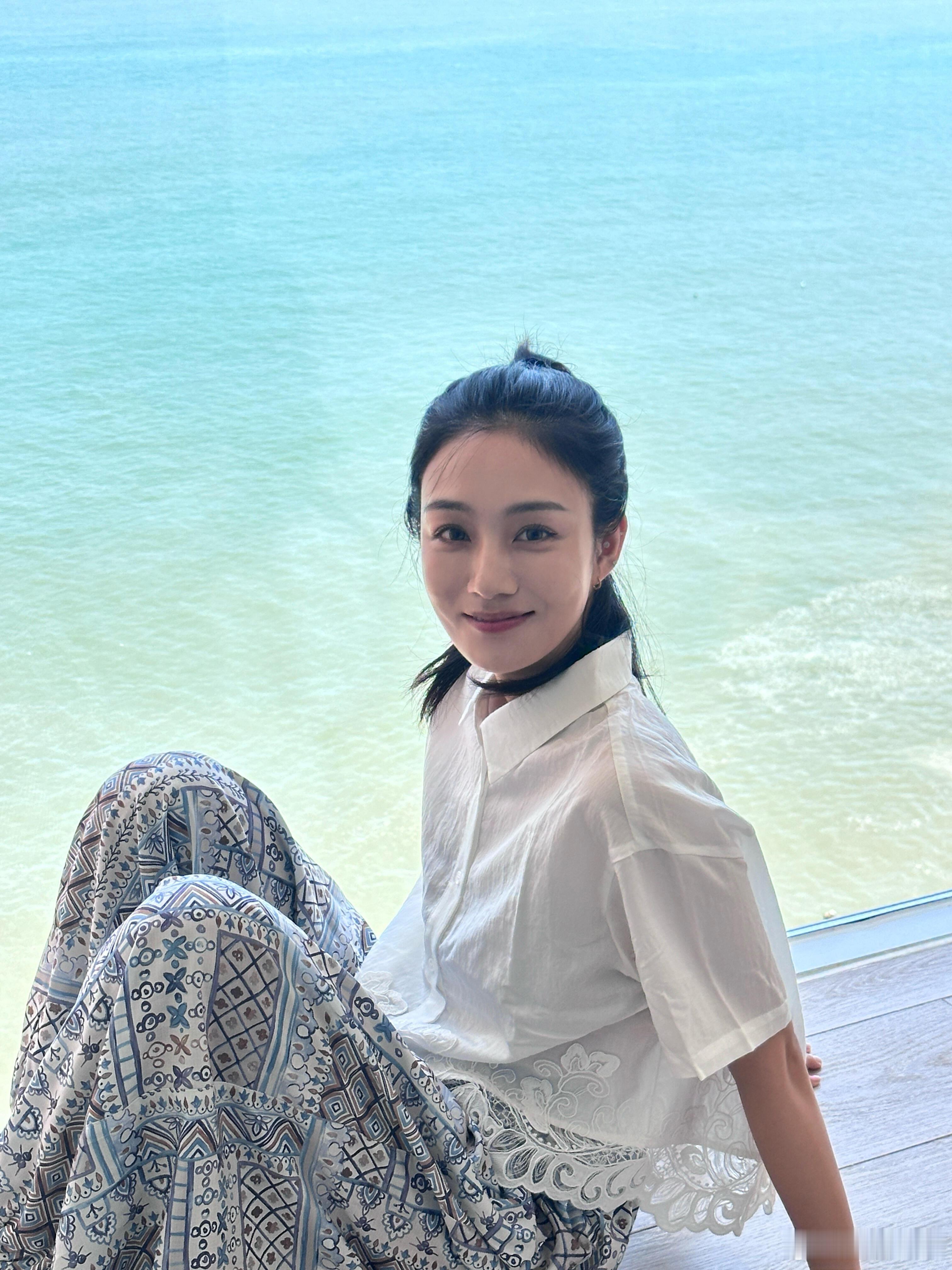 陈泇文海边穿搭🌊​​​