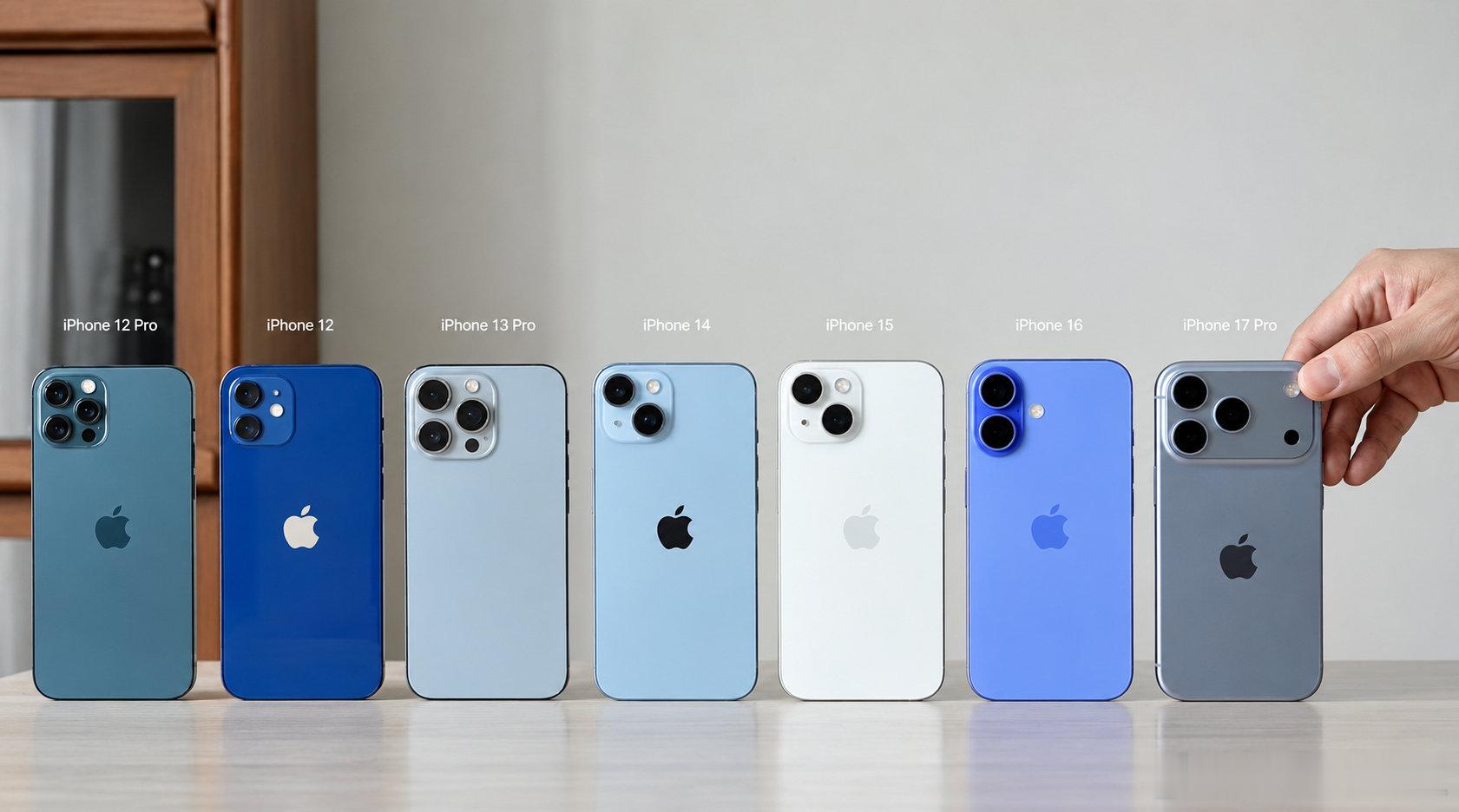 个人观点啊，如果看真机的话，所有蓝色iPhone里最好看的其实不是远峰蓝🤚​